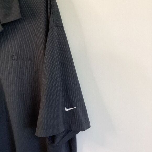 NIKE Men’s Golf Polo Shirt Black Fit Dry Size XL - Picture 3 of 5